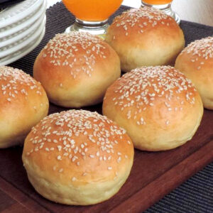 Receita Pão de Hambúrguer