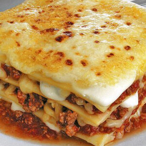Receita de Lasanha à Bolonhesa