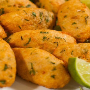 Receita de Bolinho de Bacalhau